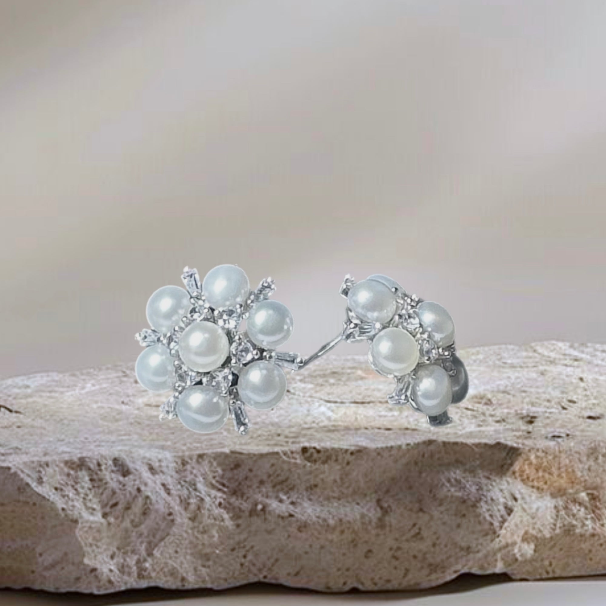 Seasonal Flowers steel Earrings